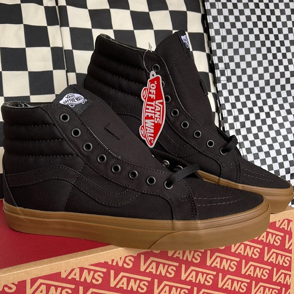 Vans Sk8-Hi Reissue Canvas Gum Black/Light Gum WMNS sneakers - Picture 7 of 16